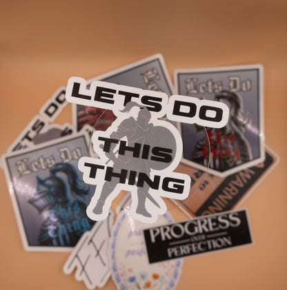 Let's Do This Thing Standing/Kneeling Knight