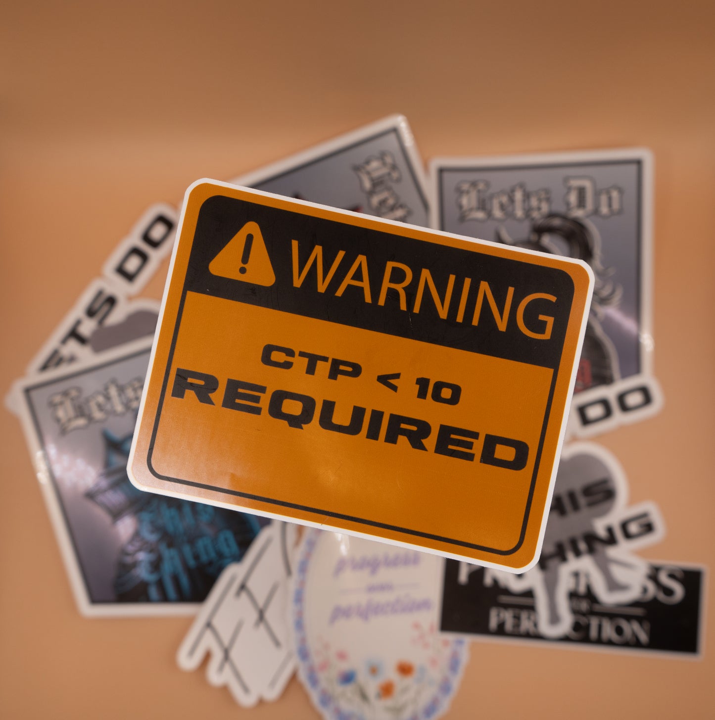 CTP>10 Required Sticker