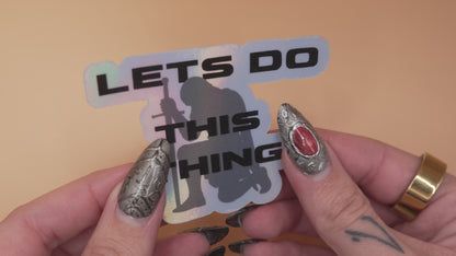 Let's Do This Thing Standing/Kneeling Knight